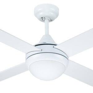 Hunter Pacific Azure Ceiling Fan with Light and ABS Blades White 48" Motor