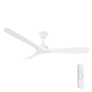 Three Sixty Spitfire DC Ceiling Fan White 52"