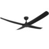 Three Sixty FlatJET 4 Blades DC 52-inch Ceiling Fan in Black