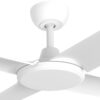 Three Sixty FlatJET 4 Blades DC 52-inch Ceiling Fan in White Motor