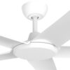 Three Sixty FlatJET 5 Blades DC 52-inch Ceiling Fan in White Motor
