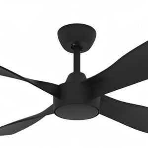 Domus Blast DC Ceiling Fan in Black Finish 52" Motor