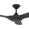 Domus Strike DC Ceiling Fan in Black 48