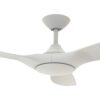 Domus Strike DC Ceiling Fan in White 48