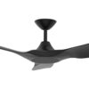 Domus Strike DC Ceiling Fan in Black 60