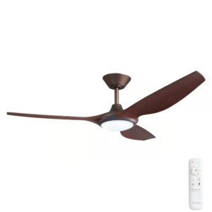 Three Sixty Delta DC 52" Ceiling Fan with LED Light in Oil Rubbed Bronze