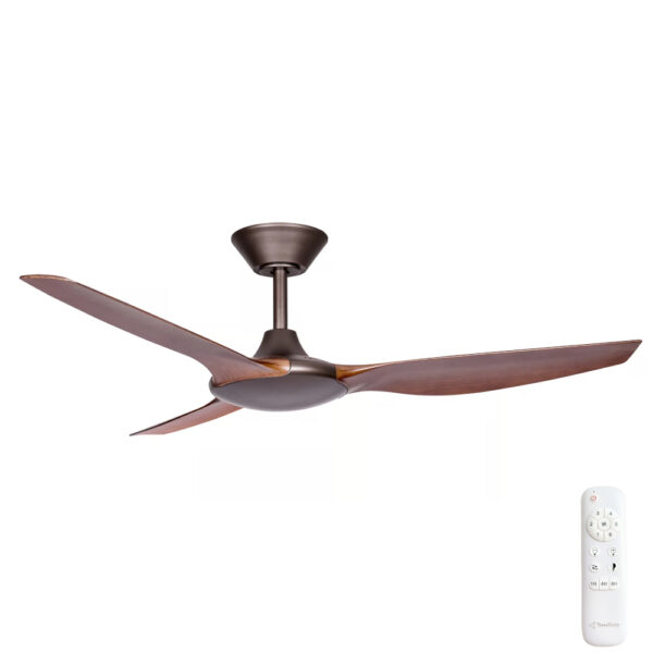 Three Sixty Delta DC 52" Ceiling Fan with Remote in Oil Rubbed Bronze