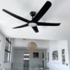 three-sixty-flatjet-345-5-blade-dc-ceiling-fan-with-led-light-black-52-living-room-fan