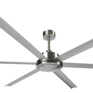 Brilliant Colossus DC Ceiling Fan 84" Satin Nickel Motor