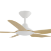 Calibo Storm DC 42-inch Ceiling Fan White Bamboo Blades Motor