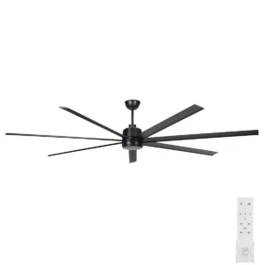 Eglo Tourbillion Pro DC Ceiling Fan with Remote - Black 100"