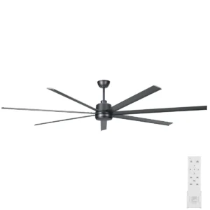 Eglo Tourbillion Pro DC Ceiling Fan with Remote - Titanium 100"