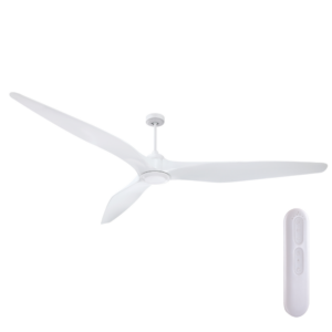 Mercator Century DC Ceiling Fan 100" White with Remote