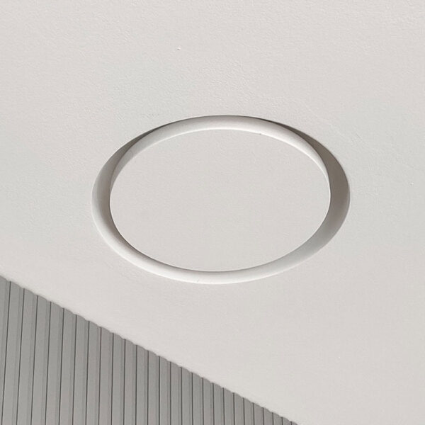 Ergovent Rondo Frameless Diffuser Vent White (150mm) | Universal Fans