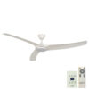Hunter Pacific Aqua v2 IP66 DC Ceiling Fan with LED Light - White 70