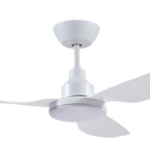 Ventair Glacier DC 3-blade Ceiling Fan with LED Light 48" in White Motor