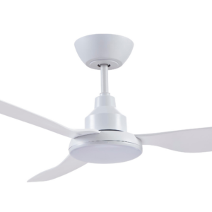 Ventair Glacier DC 3-blade Ceiling Fan with LED Light 52" in White Motor