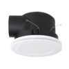 Eglo Samba Exhaust Fan with CCT LED Light 150mm Round White