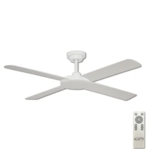 Hunter Pacific Pinnacle DC ceiling fan 52-inch in White with remote