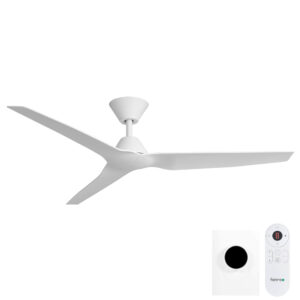 Fanco Infinity-iD DC Ceiling Fan with Wall Control & Remote/SMART - White 54"