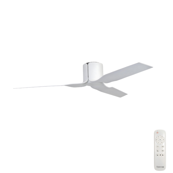 fanco flow dc ceiling fan in white