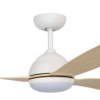 claro groove dc. white with timber blades. close up