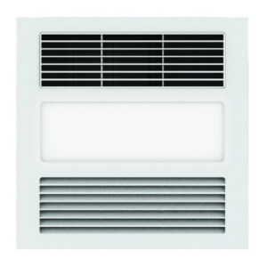 Mercator mercury lite 3 in 1 exhaust fan with heat and light - white