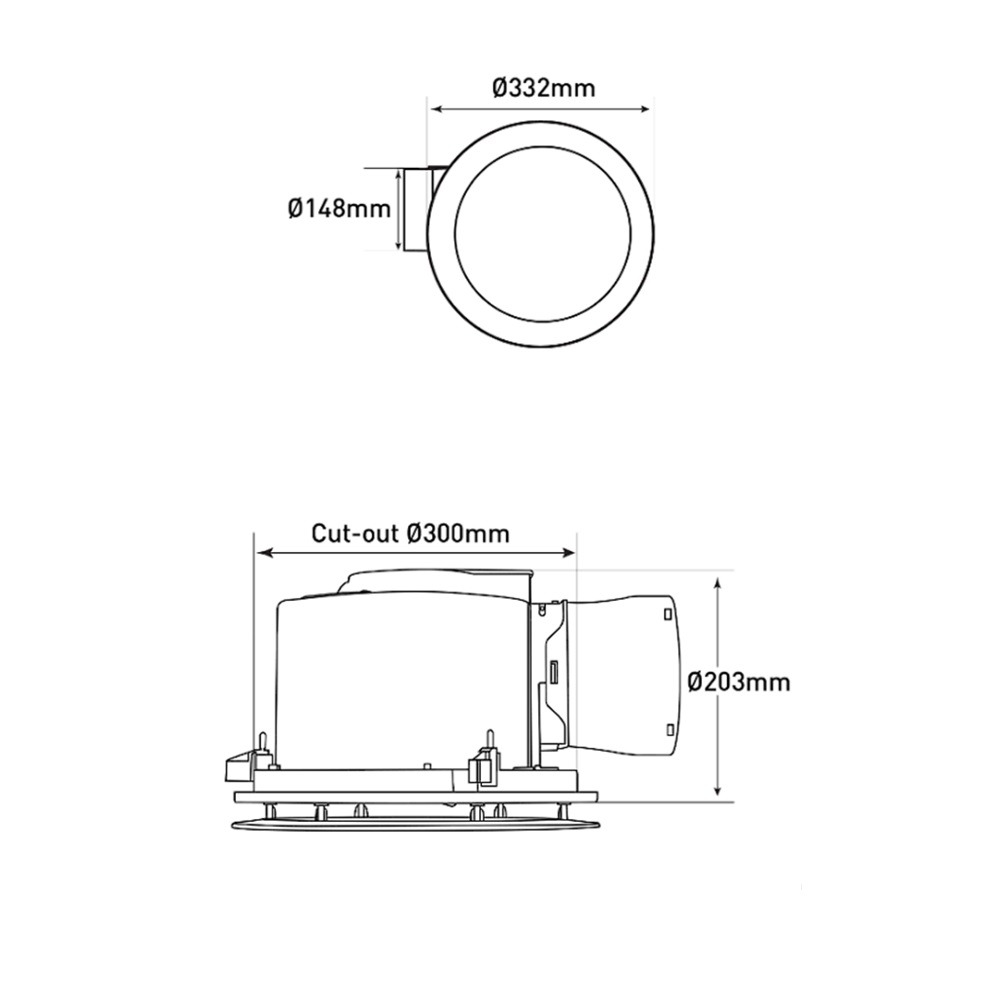 mercator turboline II 300 dimensions