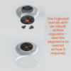 Ergovent Rondo Frameless Diffuser Vent White (100mm) - Image 6