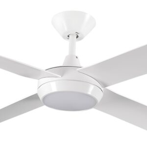 Hunter Pacific Concept DC Ceiling Fan White 52" with LED - Close up