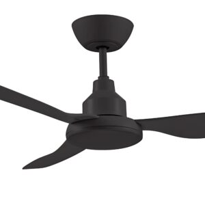 ventair glacier dc ceiling fan 48 inch in black finish motor