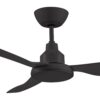 ventair glacier dc ceiling fan 52 inch in black finish motor