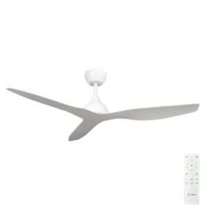White Whisper IP66 DC ceiling fan, 52-inch -new remote control