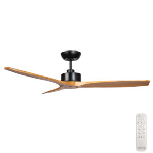 fanco-wynd-dc-ceiling-fan-54-black-with-teak-handcrafted-timber-blades