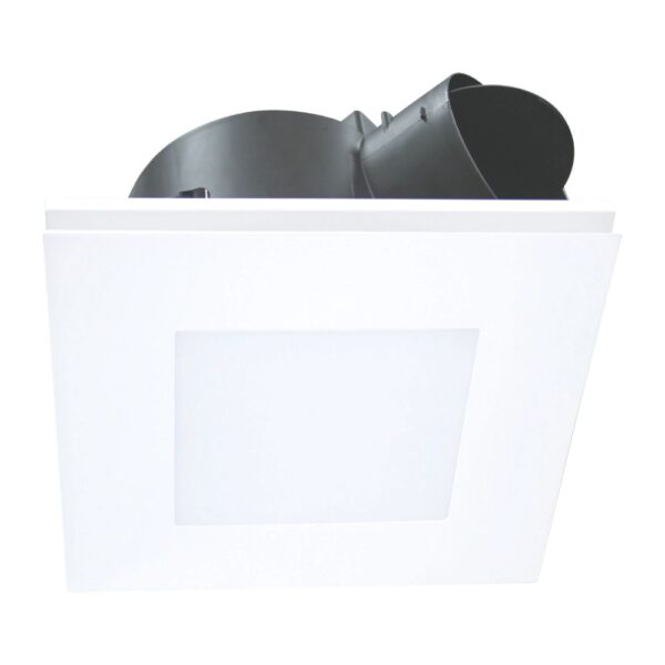 ventair airbus dc 250 ceiling exhaust fan with LED - square white