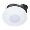 ventair airbus dc 250 ceiling exhaust fan with LED - round white