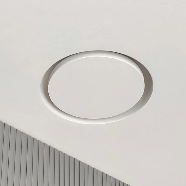 Ergovent Rondo Frameless Diffuser Vent - Round White - main