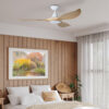 eglo-noosa-white-blackbutt-modern-ceiling-fan-bedroom