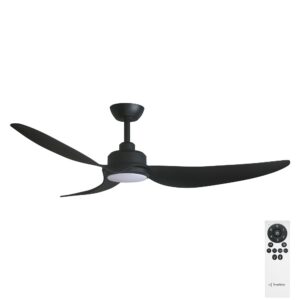 Three Sixty Trinity DC 56" Ceiling Fan with LED - Black - with remote control