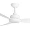 Three Sixty Trinity DC Ceiling Fan with LED- Matte White - close up