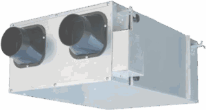 Typical centralised HRV system