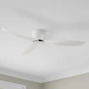 Claro Essentials Spirit DC Ceiling Fan 52 inch White Bedroom