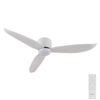 Claro Essentials Spirit DC Ceiling Fan with LED Light - White 52