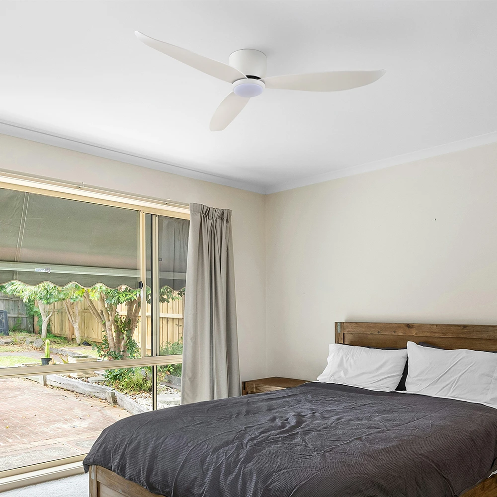 Claro Essentials Spirit DC Bedroom Ceiling Fan with Light 52-inch