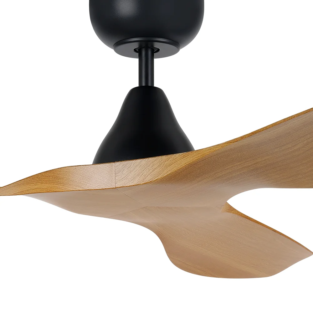 eglo-surf-dc-40-inch-black-with-burmese-teak-blades-no-light-close-up