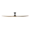 eglo-surf-dc-72-inch-black-with-burmese-teak-blades-with-cct-led-light-side-view