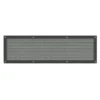 Alpine Ventilation Aluminium Fascia Vent 400 x 120mm with Adaptor Kit - Colourbond Woodland Grey