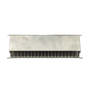 Alpine Ventilation Slimline Brick Vent 230 x 75mm - Stainless Steel with Mesh & Hood