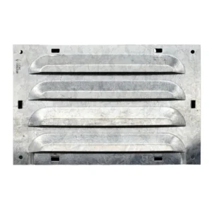 Flat Face External Vent 230 x 152 - Louvered with Mesh