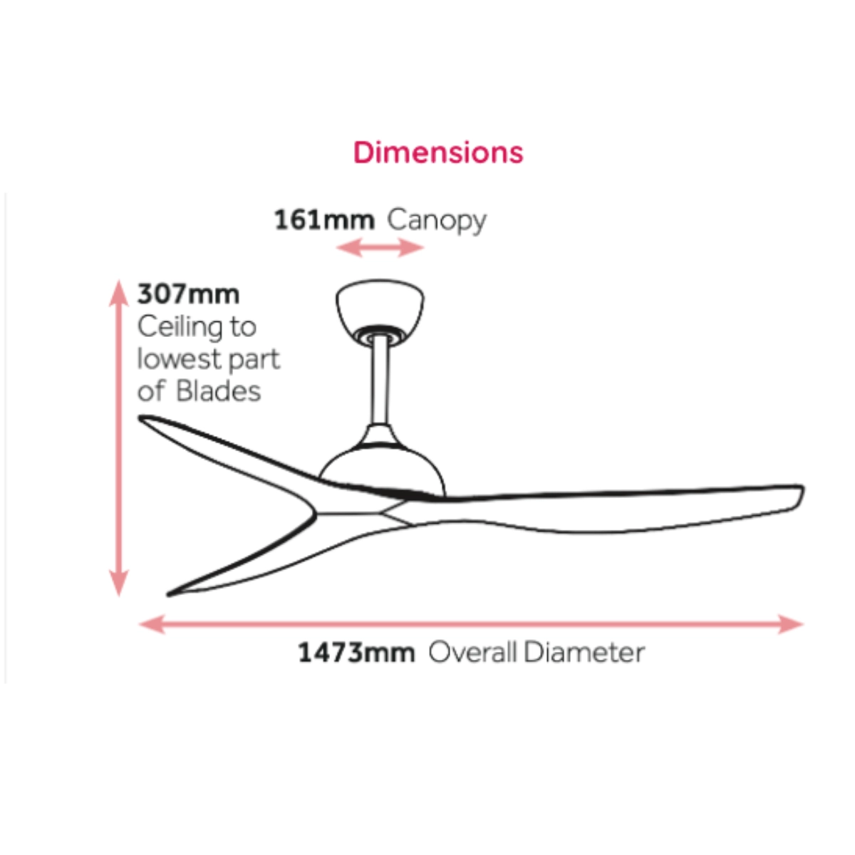 claro-whisper-ip66-dc-58-black-no-light-dimension